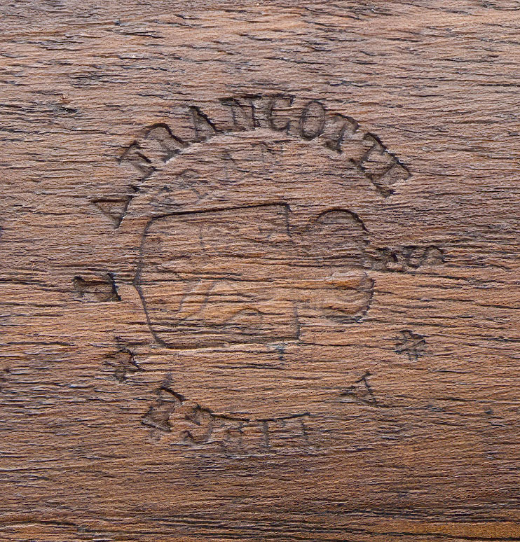 A. Francotte-merke på kolbe