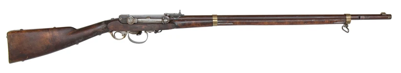 Kort M/1860 med skarpskyttersikte.