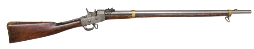 Marinens Modell 1860 forandret til Remington rolling block-mekanisme.