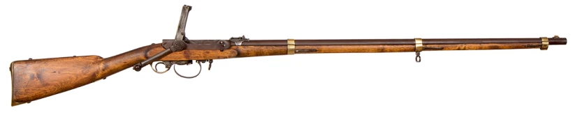 Lundsgevært forandret til 11,9 mm Lund av børsemaker Olsen-Maseng etter 1897.